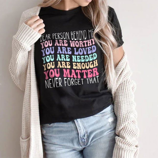 Käre person bakom mig, World T-Shirt (Skapare uppladdad)