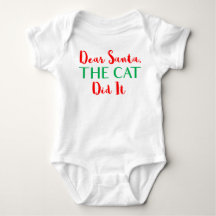 Käre Santa, katten gjorde det! Baby-utrustning