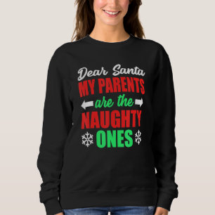 Käre Santa Mina föräldrar är de stygga tonåringarn T Shirt