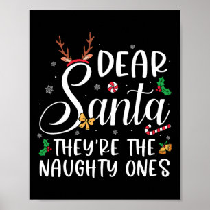 Käre Santa Theyre, Naughty Ones Julfamn Poster