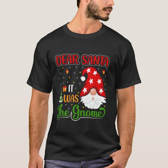 Käre Tomte Det Var Gnomen  T Shirt (Framsida)