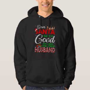 Käre tomte jag försökte vara snäll men jag liknar hoodie
