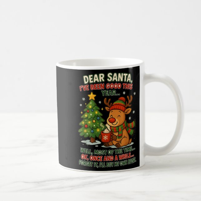 Käre Tomte Jag Har Varit Snäll I År Nästan Kaffemugg (Höger)