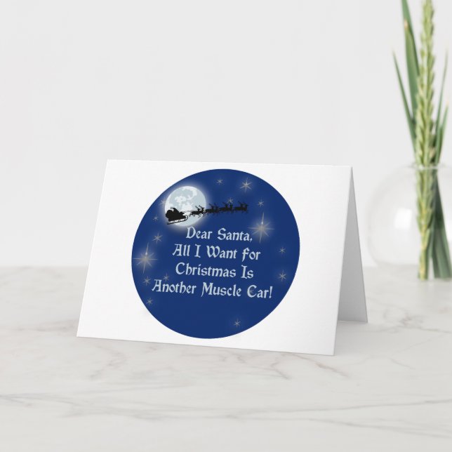 Käre tomten allt jag vill ha i jul är en annan helgkort (Framsida)