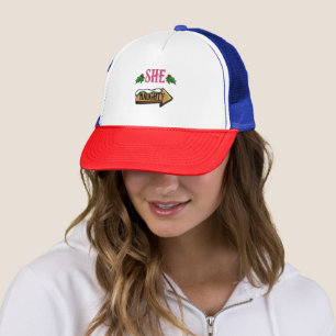 Käre tomten, hon är en stygg, underlig matchning keps