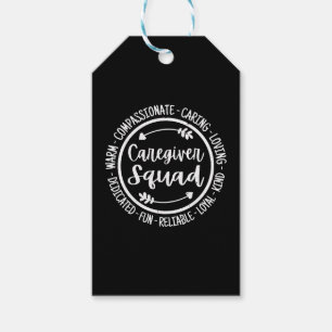 Karegiver Squad Life Caregiving Best Caregiver Presentetikett