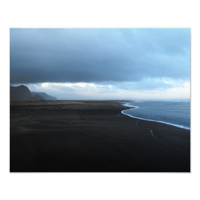 KarekarBeach Nya Zeeland Fototryck (Framsidan)