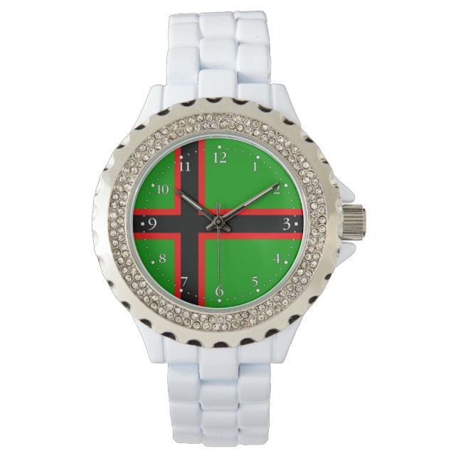 Karelia National Flag Armbandsur (Framsida)