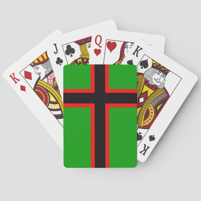 Karelia National Flag Casinokort (Baksidan)