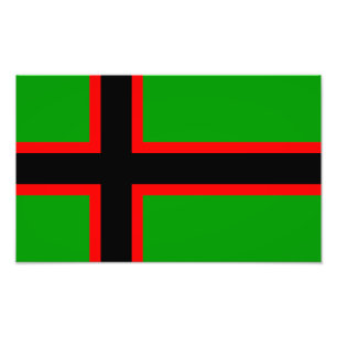 Karelia National Flag Fototryck
