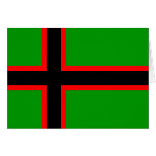 Karelia National Flag Hälsningskort