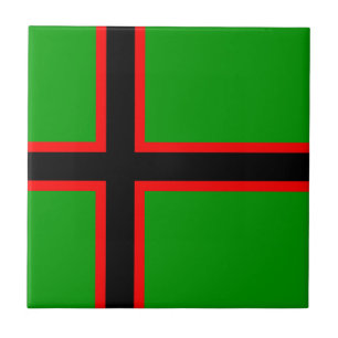 Karelia National Flag Kakelplatta