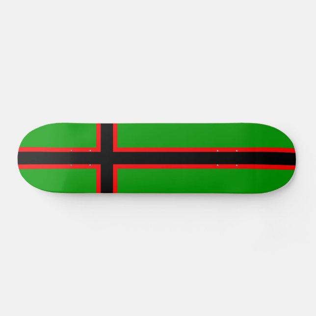 Karelia National Flag Mini Skateboard Bräda 18,5 Cm (Horz)