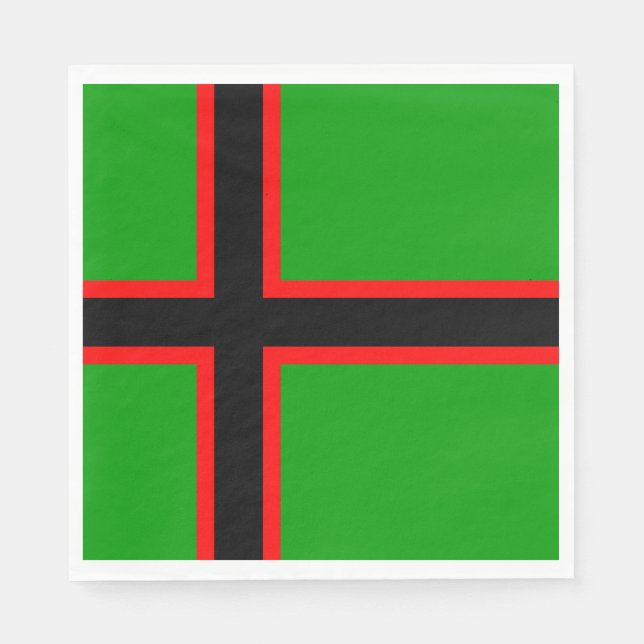 Karelia National Flag Pappersservett (Framsidan)