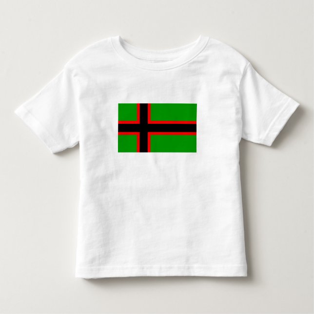 Karelia National Flag T Shirt (Framsida)