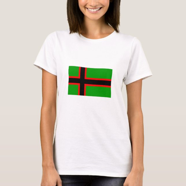 Karelia National Flag T Shirt (Framsida)