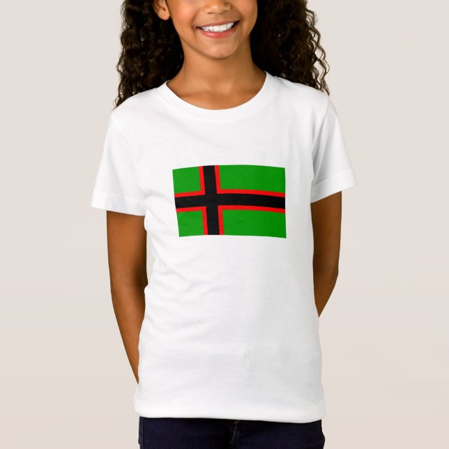 Karelia National Flag T Shirt (Framsida)
