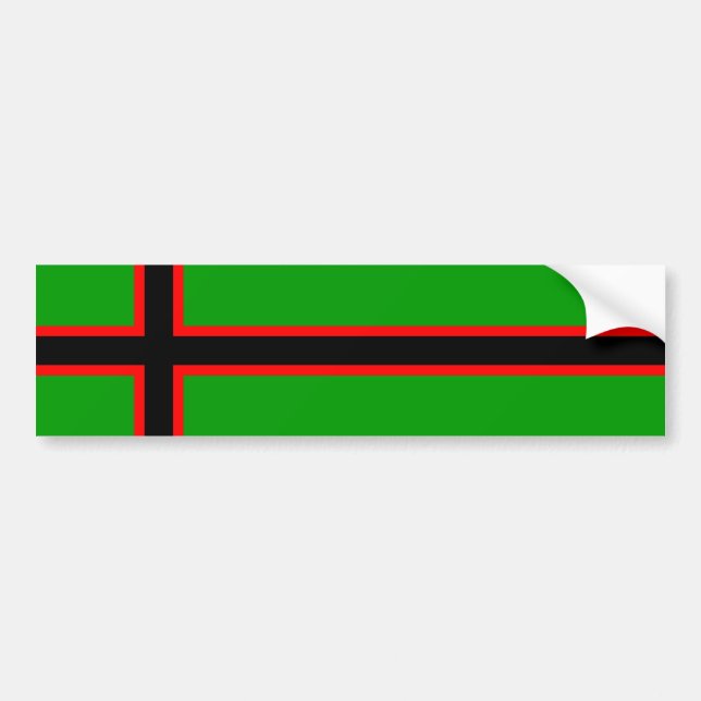 Karelia Nationalflagga Bildekal (Framsidan)