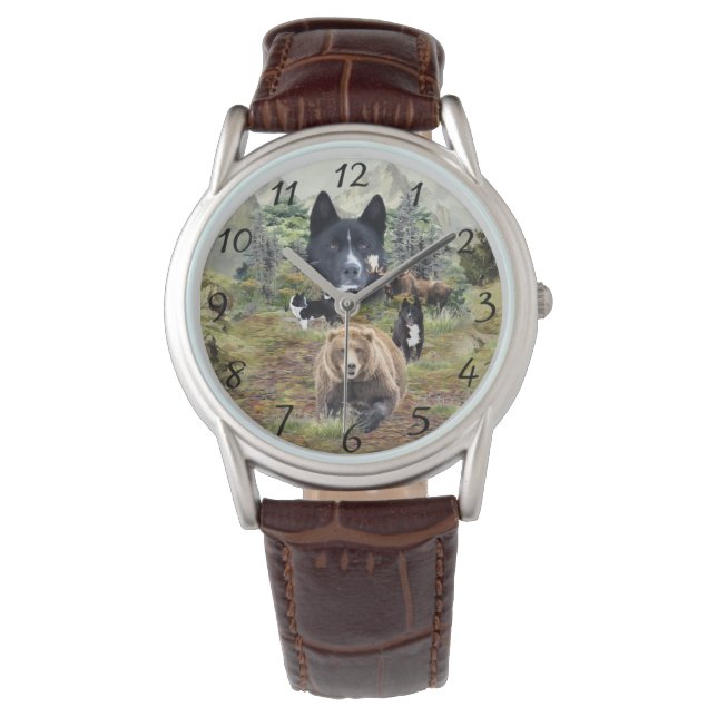 Karelian Bear Hund Armbandsur (Framsida)