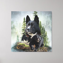 Karelian Bear Hund Canvastryck