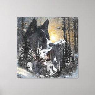 Karelian Bear Hund Canvastryck
