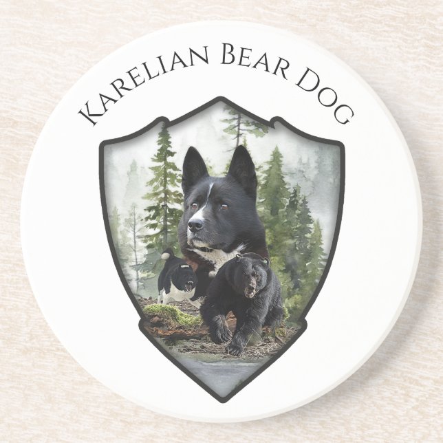 Karelian Bear Hund Underlägg (Framsidan)