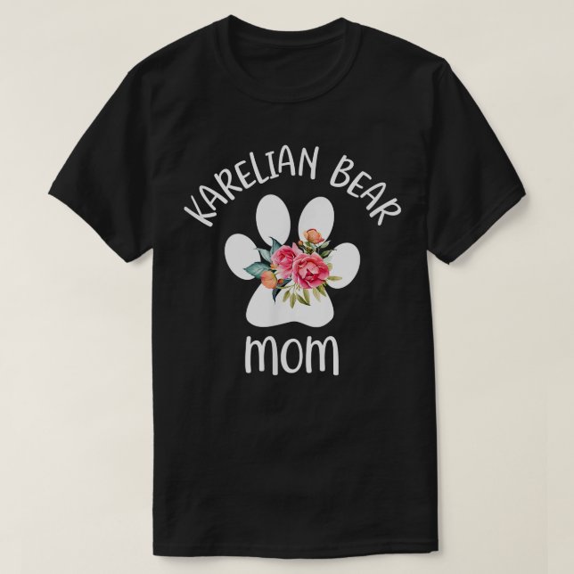 Karelian Bear Mamma Gift for Women T Shirt (Design framsida)