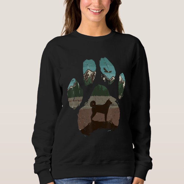 Karelian Bear Paw Mom Dad Dog  Women T Shirt (Framsida)
