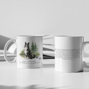 Karelska Björnhundar Akvarell Ras Citat Kaffemugg