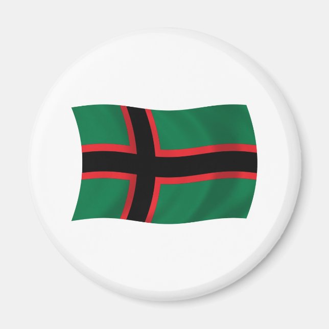 Karelska Flaggmagneten Magnet (Framsidan)