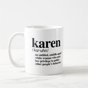 Karen Definition Kaffemugg
