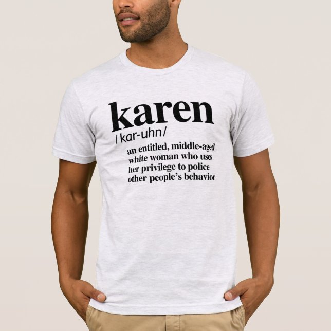 KAREN-DEFINITION T SHIRT (Framsida)