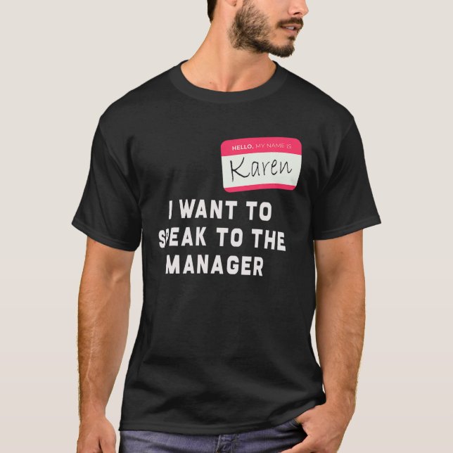 Karen Halloween Costume - Funny T Shirt (Framsida)