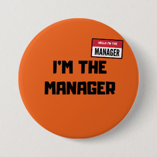 Karen Halloween Costume/jag är The Manager say Knapp