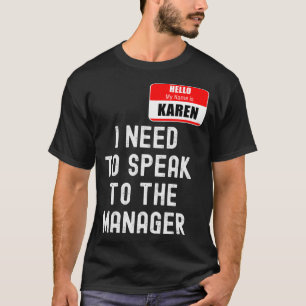 Karen Halloween Costume, tala med M T Shirt