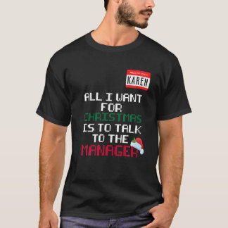 Karen jul Costume Sweater Funny X-Mas Holida T Shirt