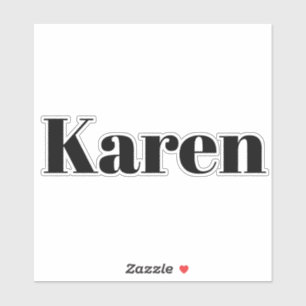 Karen Klistermärken