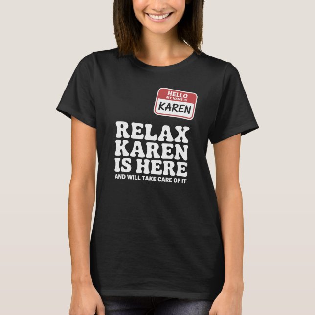 Karen Lugn Karen Är Här T Shirt (Framsida)