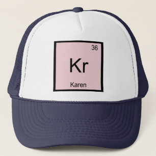 Karen Namn Chemistry Inslag Periodic Bord Keps