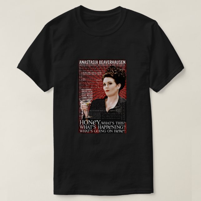 Karen Walker. Will Grace. Campy. Gay. Dra relaxe T Shirt (Design framsida)