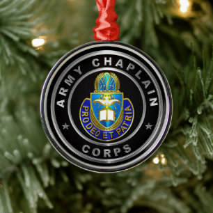 Kårens julfirande för präster julgransprydnad metall