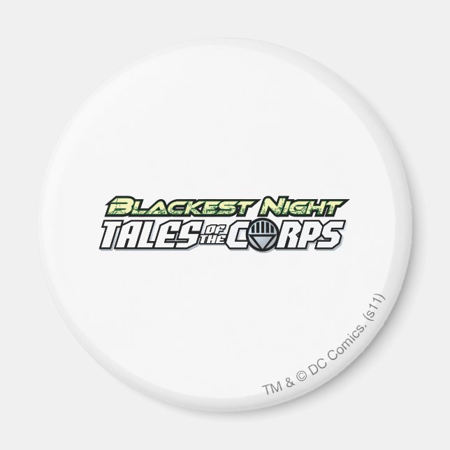 Kårens svarta nattsagor magnet (Framsidan)