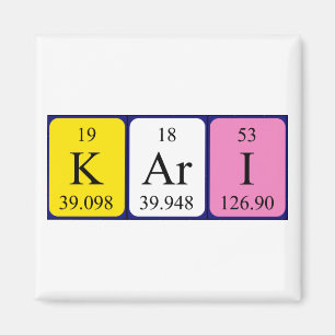 Kari Periodisk bord magnet