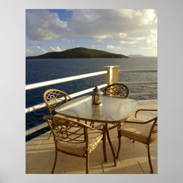 Karibien, Amerikanska Jungfruöarna, St. Thomas. Ut Poster (Framsidan)