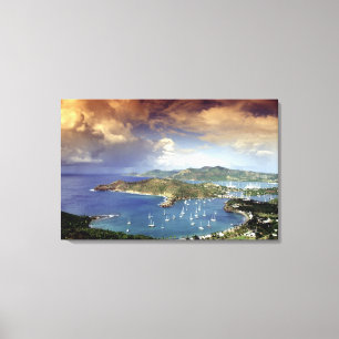 Karibien, Antigua. Canvastryck