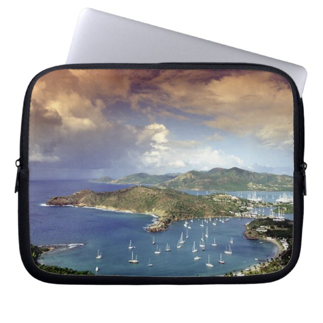 Karibien, Antigua. Laptop Sleeve (Framsidan)