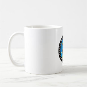 Karibien avslöjad på silke. - Regnbågs Havssköldpa Kaffemugg