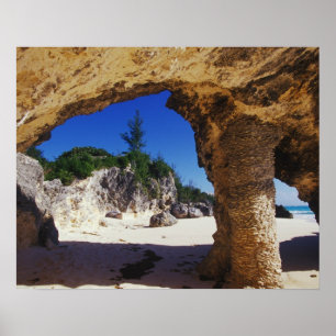 Karibien, Bermuda, Tuckers stad. Naturlig Poster