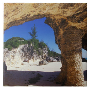 Karibien, Bermuda, Tucker's Town. Naturlig Kakelplatta