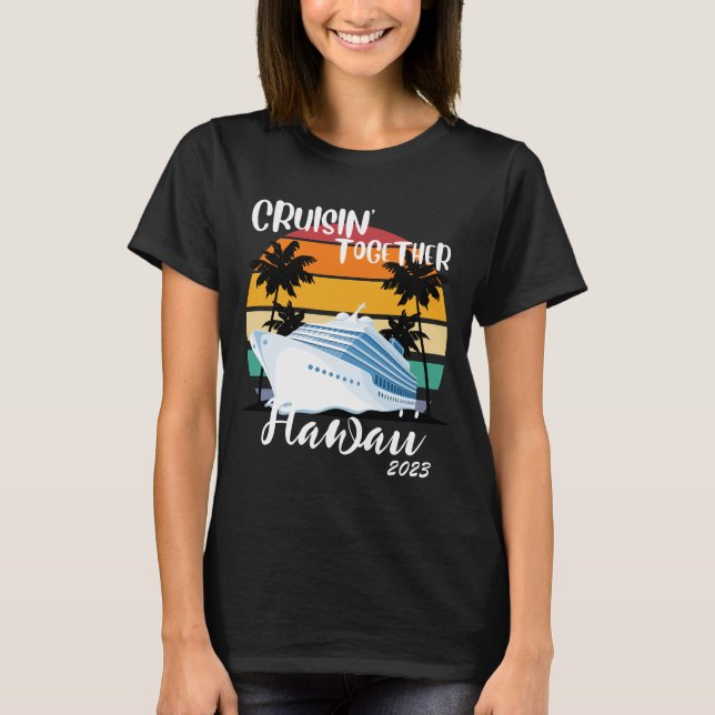 Karibien Cruise 2025Family Friends Group Travel T Shirt (Framsida)